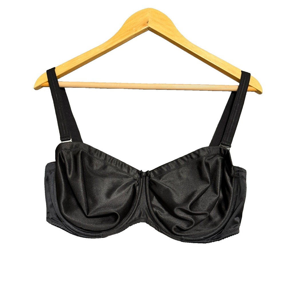 PrimaDonna Black Underwire Bra UK 40 Multiway Minimalist Sleek Coquette Classic